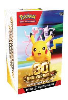 Pokémon 30° Anniversario - Bundle 6 Buste 2 ottobre 2026