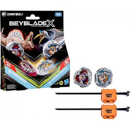 Beyblade X Jurassic World Spinosaurus vs Quetzalcoatlus Starter Pack - Hasbro
