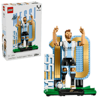 LEGO® Editions 43015 Lionel Messi – Leggenda del calcio