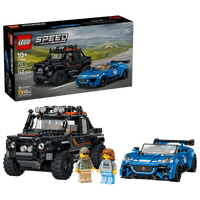 LEGO SPEED CHAMPIONS 77264 - JAGUAR PROJECT 7 & LAND ROVER DEFENDER