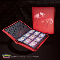 ALBUM POKEMON ELITE CHARIZARD 9 POCKET CON ZIP 360 CARTE ULTRA PRO