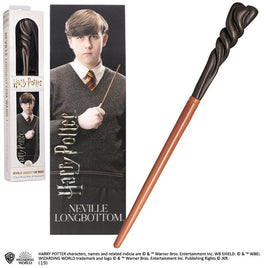 Bacchetta Neville Longbottom + segnalibro lenticolare - Harry Potter