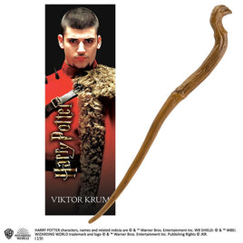 Bacchetta Viktor Krum + segnalibro lenticolare - Harry Potter