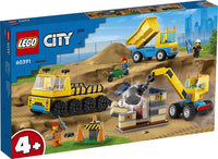 LEGO CITY 60391 City Great Vehicles Camion da Cantiere