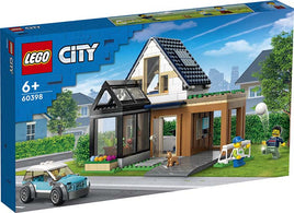 LEGO CITY 60398 City Villetta Familiare e Auto Elettrica