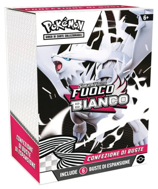Box Carte Pokemon - Fuoco Bianco - Pack 6 Buste - Italiano| Games4fans