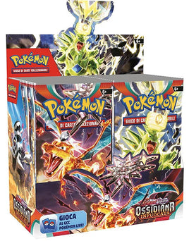 Box Carte Pokemon  Ossidiana Infuocata - Italiano