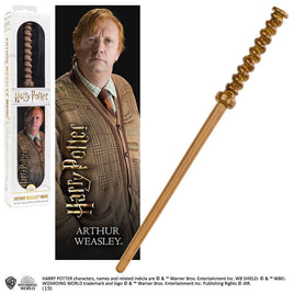 Bacchetta Arthur Weasley + segnalibro lenticolare - Harry Potter