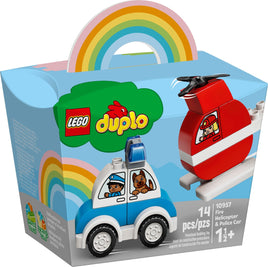 LEGO DUPLO 10957 - ELICOTTERO ANTINCENDIO E AUTO DELLA POLIZIA