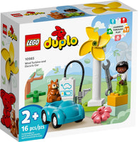 LEGO DUPLO 10985 Turbina eolica e auto elettrica