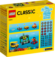 LEGO CLASSIC 11014 MATTONCINI E RUOTE