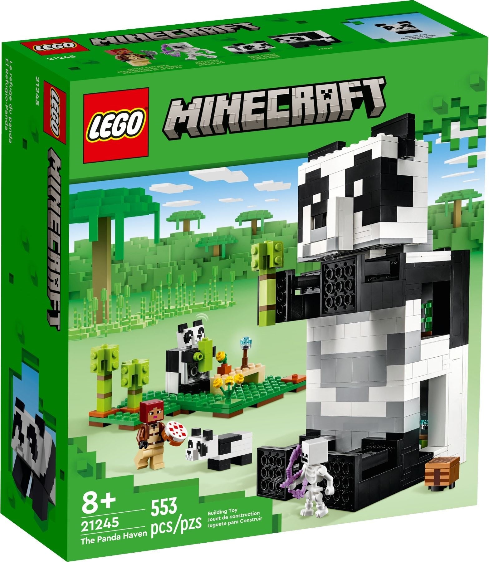 LEGO MINECRAFT 21245 Il rifugio del panda| Games4fans