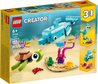 Delfino e tartaruga 31128 LEGO CREATOR 3in1