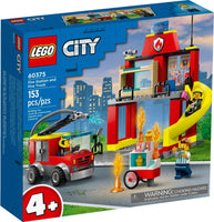 LEGO CITY 60375 Caserma dei pompieri e autopompa