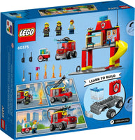 LEGO CITY 60375 Caserma dei pompieri e autopompa