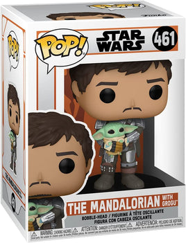 Funko POP Star Wars: Mandalorian- Mando Holding Child