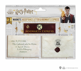 Set di 3 magneti Hogwarts