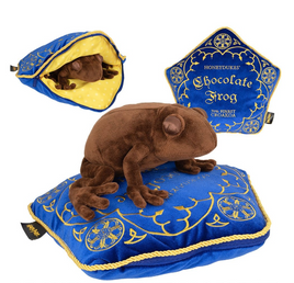 Peluche Chocolate Frog con cuscino