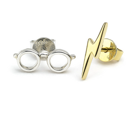 ORECCHINI OCCHIALI E SAETTA ARGENTO STERLING