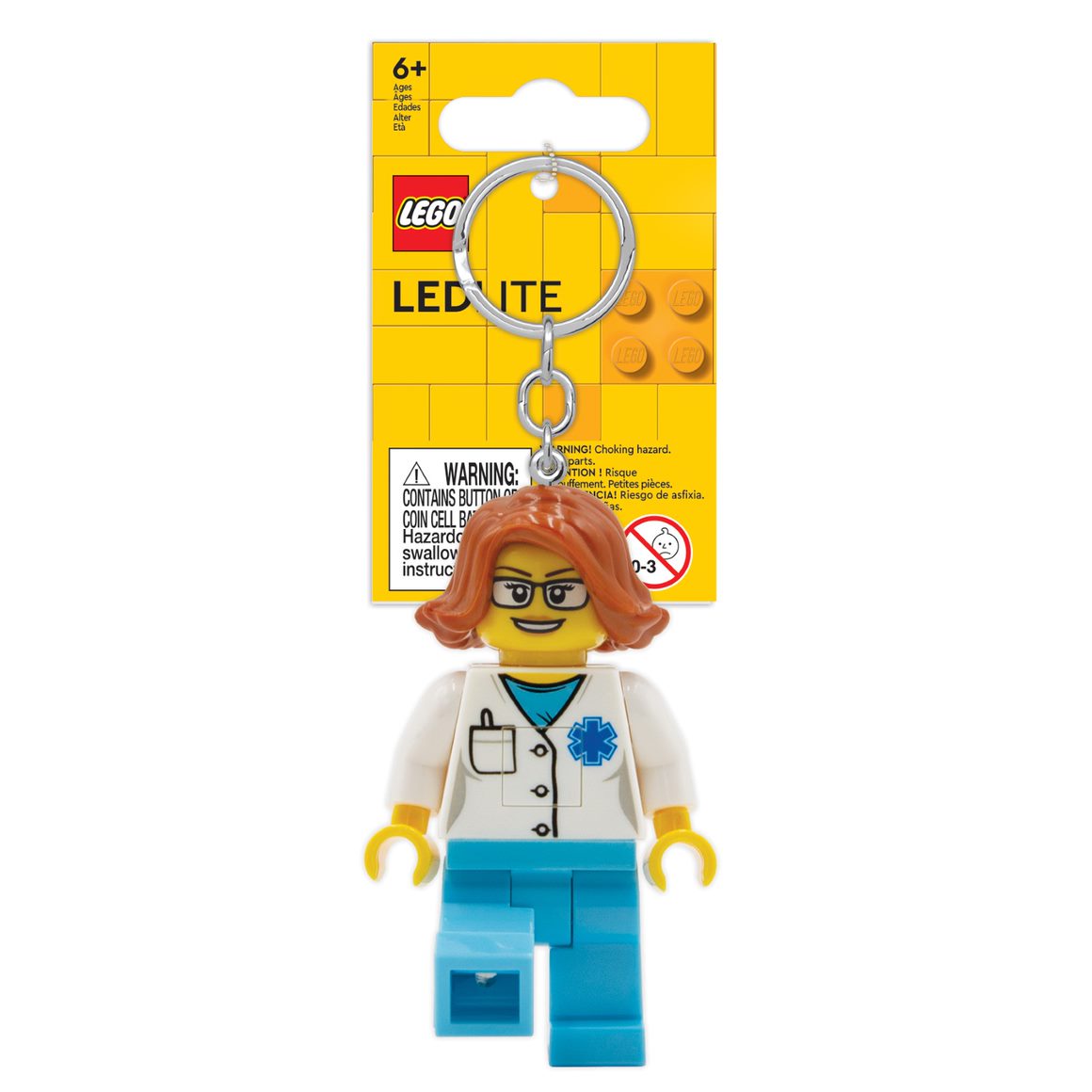 LEGO: PORTACHIAVI LEGO TECA LUMINOSA X MINIFIG GADGET - Vendiloshop